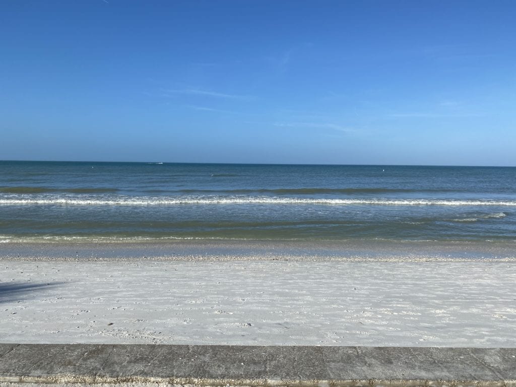 Pass-A-Grille beach at St. Pete Beach – walking distance from Bahia 155