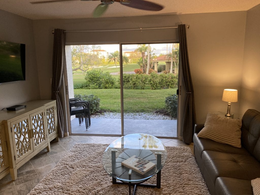 Bright living room with comfortable seating at Bahia 155 vacation rental, Isla del Sol