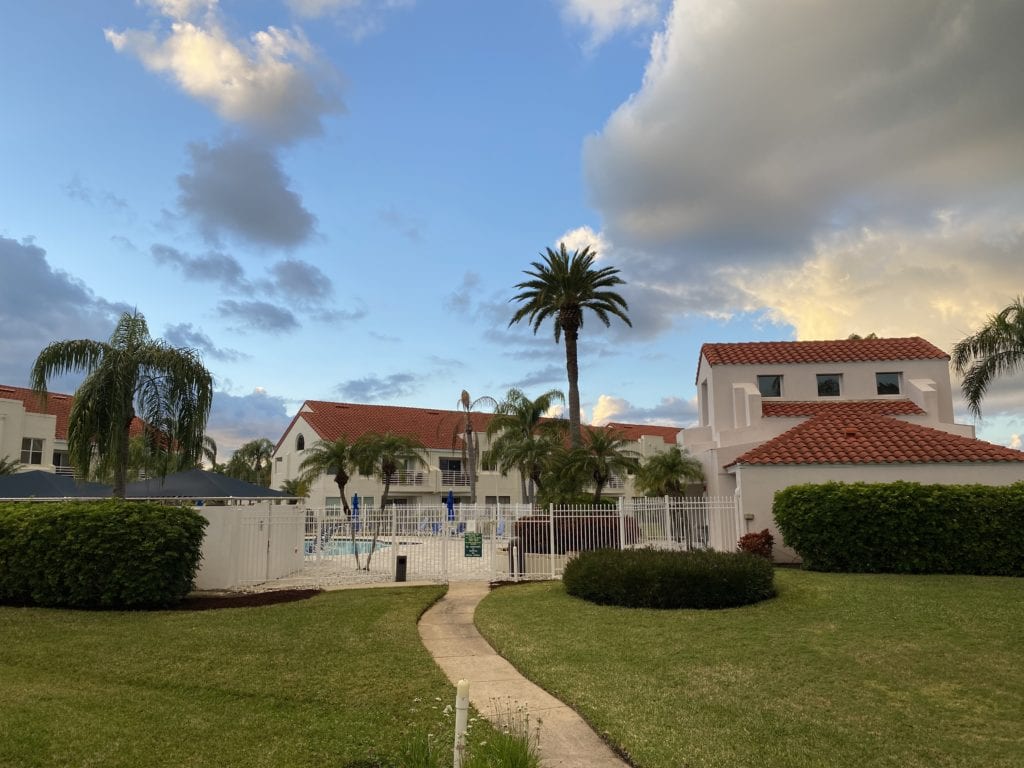 Pathway to community pool at Bahia 155 – approximately 60 steps away